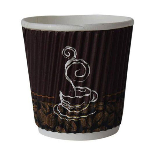 3 Ripple Paper Cups | 4 - 7 oz | 170 - 300 GSM Paper