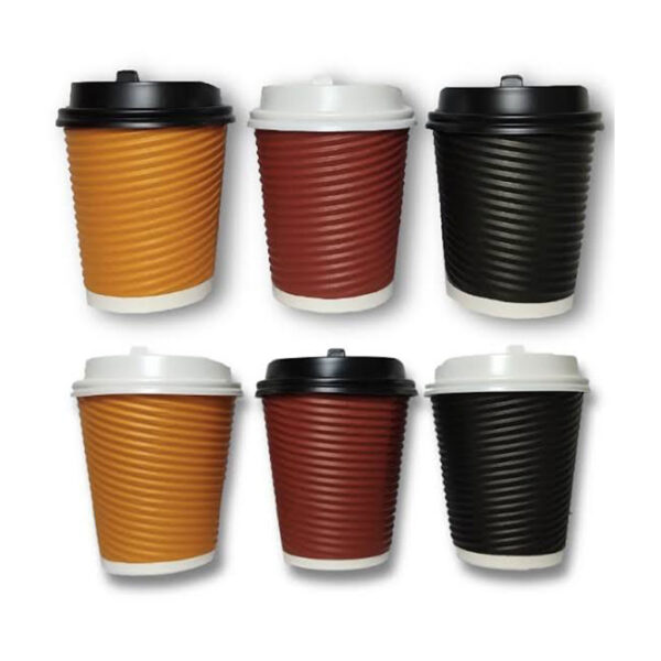 9 Ripple Paper Cups | 4 - 7 oz | 170 - 300 GSM Paper